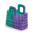 INFLATABLE SHOPPING BASKET TWO TONE