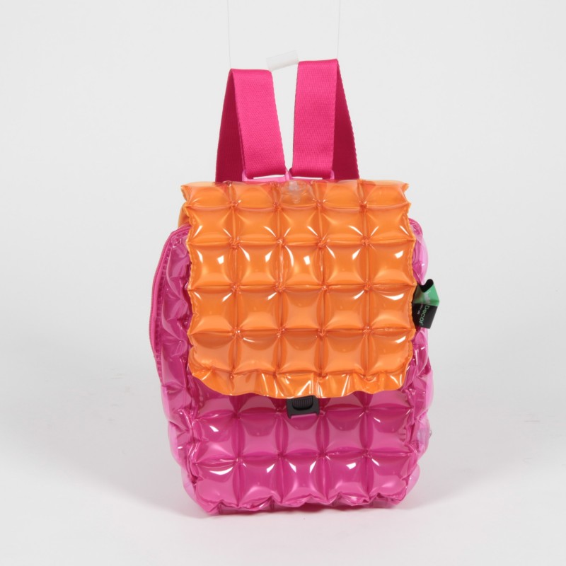 INFLATABLE BACKPACK SQUARE SHAPE TWO TONES